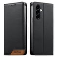 thumbnail image 1 of Funda Tipo Cartera de Cuero Sintético para Samsung Galaxy A57 Bloqueo RFID, con Ranuras para Tarjetas y Bolsillo para Efectivo, Cierre Magnético Fuerte Negro, 1 of 6