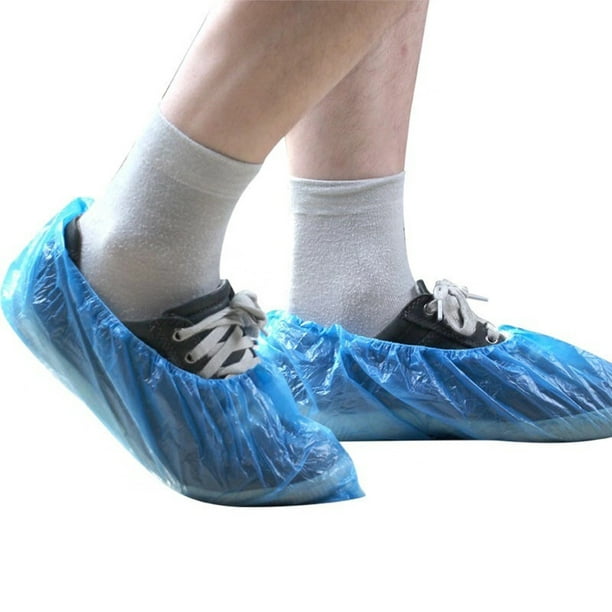 Musuos Disposable Shoe Covers Solid Color NonSlip