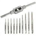 thumbnail image 2 of TOP! 10Pcs Micro-Taps Bit Small Hand Screw Thread Taps M1-M3.5 HSS Mini Metric Plug Tap Drill Tapping Tool, 2 of 4