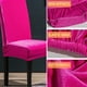 thumbnail image 3 of Cubierta de silla de comedor elástica Multicolor Resistente al desgaste Universal Las cuatro Seasons Simple Style Recliner SlightCovers Suministros para el hogar Fushcia Vogacara HA012485-05, 3 of 6