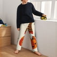thumbnail image 5 of Xecao Halloween Gnomes1 Print Teenagers' Pajama Pants Long Sleep Pants Soft Elastic Waist Pajama Bottoms Elastic waist with 2 Pockets 5-16 Years-XS(5-6), 5 of 6