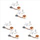 thumbnail image 1 of 6 Piezas 2212 1400KV Motor Outrunner Sin Escobillas con Soporte 10T para Aviones RC/KKmulticopter 4/6 Ejes Quadcopter UFO, 1 of 5