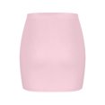 thumbnail image 6 of Sevevn Women's Summer Sexy Fashion Solid Color Elastic Waist Short Skirt Pink XL Summer, 6 of 7