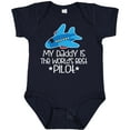 thumbnail image 3 of Inktastic Daddy is Worlds Best Pilot Airplane Childs Boys or Girls Baby Bodysuit, 3 of 5