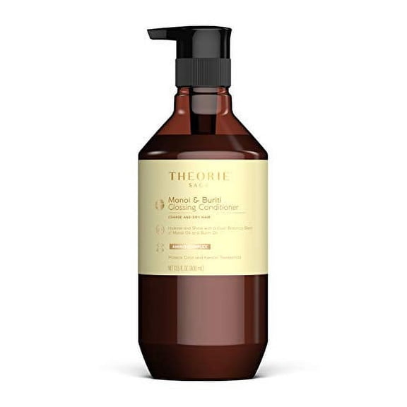 Theorie: Sage - Monoi & Buriti - Glossing Conditioner - Hydrate & Shine - For Coarse & Dry Hair - Protects Color & Keratin Treated Hair, 400mL