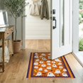 thumbnail image 2 of ODIKA 2'x3' Washable Accent Rug Ghost Halloween Guitar Pumpkin Cartoon Kawaii Glitter Stars Border for Bedroom, Nursery, RV, Pet Friendly, Bedside Mat, 2 of 7