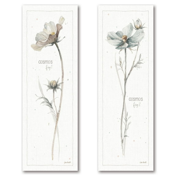 Gango Home Decor Shabby-Chic A Country Weekend VI & VII by Lisa Audit (Printed on Paper); Two 6x18in Unframed Paper Posters