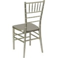 thumbnail image 6 of YYEAN  Pewter Resin Stacking Chiavari Chair 18.5"D x 15.75"W x 36.5"H-Champagne, 6 of 11