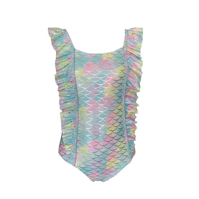 Traje de Baño George para Niña, Completo Multicolor Talla 4