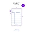 thumbnail image 3 of Jot & Mark Library Kit with 100 Book Card Pockets and Catalog Checkout Cards | Perfect for creating School Classroom, Church, Social Group and Personal Libraries, 3 of 5