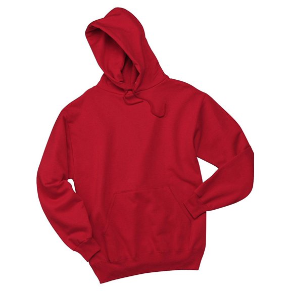 Jerzees Adult Double Lined Hooded Pullover, True Red, XX-Large