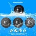 thumbnail image 4 of Tapones para piscinas elevadas, tapón de pared impermeable y bien sellado, repuesto para el tapón del orificio del filtro de la bomba de la piscina Intex Bestway, compatible con 28270 28271 28272, 4 of 5