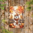 thumbnail image 2 of Happy Thanksgiving Alaskan Malamute Give Thanks Fall Beanie Scarf Welcome Vertical Metal Aluminum Sign Alaska Mal Dog Lovers Gifts Wall Art Home Decor - 00020, 2 of 5