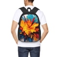 thumbnail image 4 of Balery Colorful Paint Print Mochila para hombre y mujer - Tela Oxford 600D resistente - Gran capacidad, resistente al agua, ideal para la escuela, viajes y senderismo, 4 of 6