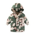 thumbnail image 4 of Godderr 2-10Y Kids Baby Boys Girls Winter Cotton Jacket Winter Thickened Coats Toddler Mid-Length Thickening Snowsuit Warm Down Jacket Tops, 4 of 7