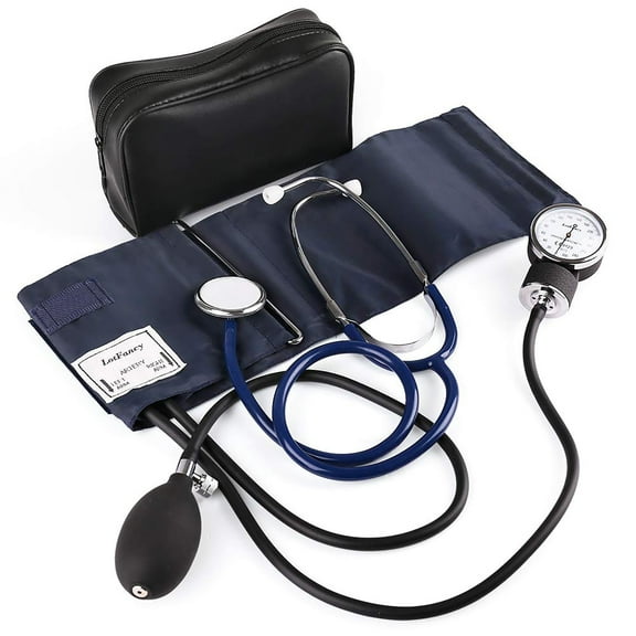 LotFancy Aneroid Sphygmomanometer and Stethoscope Kit, Manual Blood Pressure Monitor BP Cuff