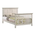 thumbnail image 3 of Pemberly Row Wood Transitional Full Bed Rails in Rustic White, 3 of 3
