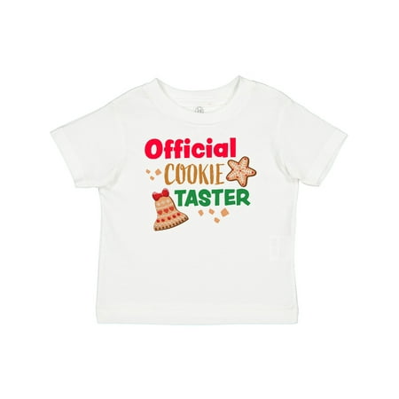 

Inktastic Christmas Official Cookie Taster with Bell and Star Cookie Gift Baby Boy or Baby Girl T-Shirt