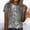 Gray, variant on Alllist Spring Tops for Women Short Sleeve Floral Crew Neck T-Shirts Blouses & Button-Down Shirts