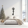 thumbnail image 3 of LaModaHome Modern Key Design Metal Wall Art, Chic Matte Black Metal Decor for Home, Stylish Contemporary Home Decor, Elegant Wall AccentHome Decoration Gift -9.8"x27.6"/25x70cm, 3 of 5