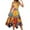 ZYellow-Z10, variant on Summer Casual Dresses for Women Floral Flowers Wedding Maxi Beach Boho Tank Dresses Hem Sundress Petite Sleeveless Midi Dress with Pockets Yellow XXL