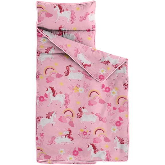 Nap Mats for Preschool,Happy Sleeping Mat Bag or Kids,Toddler Sleeping Bag,Toddler Nap Mat or Daycare