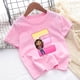 thumbnail image 2 of Gabbys Dollhouses camiseta con letras A B C para niños, combinación de nombre, ropa informal Kawaii de dibujos animados, Tops Harajuku para niñas, 2 of 5