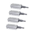thumbnail image 4 of IFANLANDOR 4Pcs Cabinet Push Latch Silver Aluminum Alloy Magnetic Door Hardware Buffer System, 4 of 8