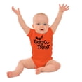 thumbnail image 3 of Happy Halloween Trick or Treat Bats Romper Boys or Girls Infant Baby Brisco Brands 24M, 3 of 6