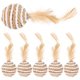thumbnail image 1 of Ball Cat Toy for Exercise 6Pcs Fun Interactive Cat Play Toy, 1 of 5