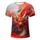 thumbnail image 3 of Camisetas de Cuello de la Tripulación de los Hombres de Verano Redondo Cuello Impreso Camiseta, Top Atlético de Secado Rápido Casual para los Hombres, 3 of 5