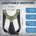 thumbnail image 3 of Scout XT SimpleShot Slingshot for Hunting and Target Shooting – Ammo, Bands, Bundle (Original Green)), 3 of 6