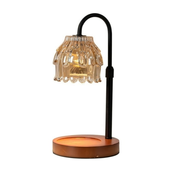 Flower Candle Warmer Lamp, Timer Dimmer, Adjustable Height, Birthday Gift for Women Mom Friend Sister, House Warming Gift New Home Decor, Vintage Wax Melt Warmer, Christmas White Elephant Gifts