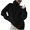 Black, variant on Vedolay Womens Casual Tops Womens Crewneck Oversized Knit Warm Side Slit Pullover Sweater,White One Size