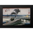 thumbnail image 2 of Hiroshige 14x10 Black Modern Framed Museum Art Print Titled - Riverscene, 2 of 5