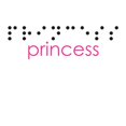 thumbnail image 2 of CafePress - Princess Braille Onesie - Baby Light Bodysuit, Size Newborn - 24 Months, 2 of 4