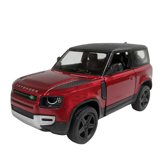 5" Die-cast: Land Rover Defender 90 (Red) 1/36 Scale