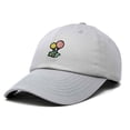 thumbnail image 5 of Dalix Soaring Frog Embroidered Womens Cotton Dad Hat Baseball Cap Adjustable in Gray, 5 of 5