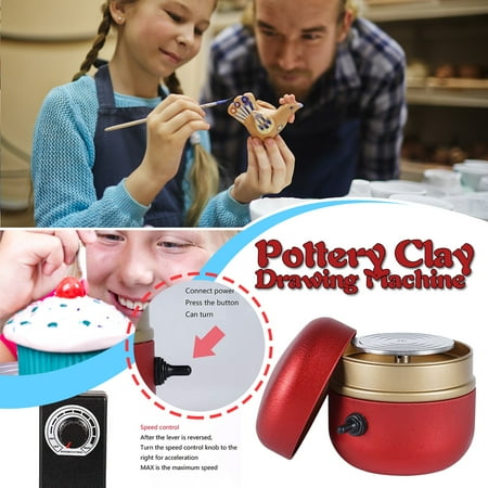 

coappsuiop red machine ceramic wheel drawing mini fingertip machine housekeeping & organizers