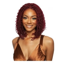 Mane Concept Red Carpet Synthetic HD Lace Wig - RCHB206 4X4 FREE PART BOHO BOX BRAID 12" (BUG)
