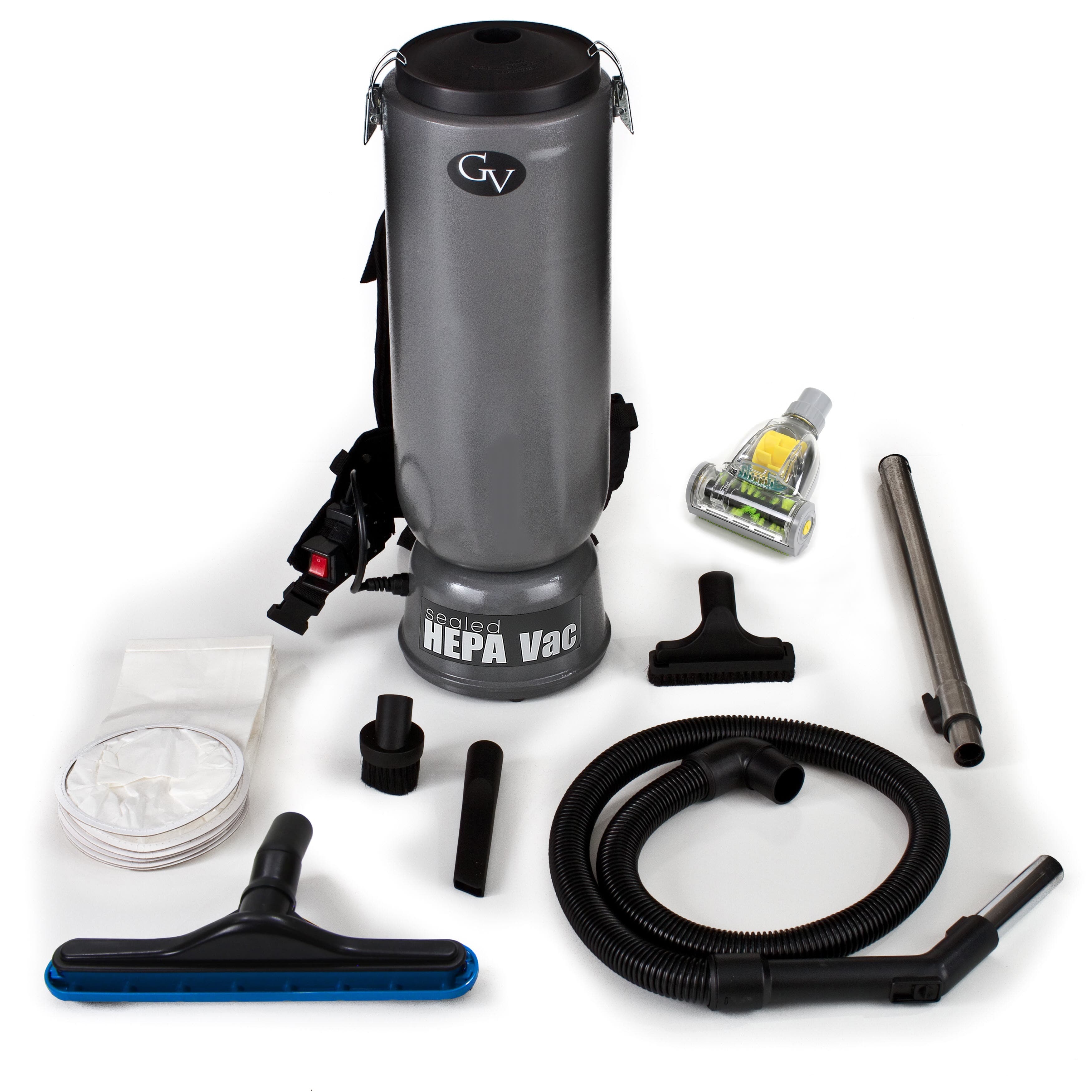 GV 10 Quart Commercial BackPack Most Powerful Vacuum - image 2 of 6