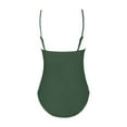 thumbnail image 5 of WAYUTE Womens One Piece Swimsuits Solid Color Bikini Swimsuit with Adjustable Straps and Open Back Design Stylish Beach Swimwear for Summer, 5 of 5