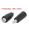 thumbnail image 5 of Milling Machine Plastic Handle Revolving Hand Grip Black M6 Male Thread 2pcs, 5 of 5