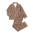 thumbnail image 4 of Nimbly Women's Button Down Pajama Set Long Sleeve Shirt with Pants for Cozy Sleep Nightwear, 4 of 6