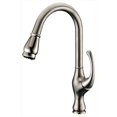 thumbnail image 1 of Dawn Kitchen AB08 3157BN Single-Lever Brushed Nickel Pull-Out Kitchen Faucet, 1 of 1
