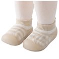 thumbnail image 3 of LYHaoo Infant Girls Boys Kids Leisure Shoes Mesh Soft Bottom Breathable Slip On Sport Shoes Socks Shoes Sizes 8 Yellow(Toddler), 3 of 5