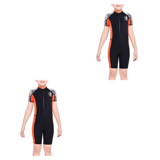 Yuarrent Trajes de neopreno para niños traje de buceo ultrafino de secado rápido pantalones de manga corta traje de baño transpirable Type6 NO6