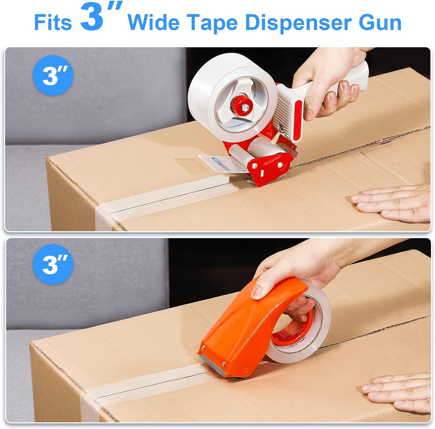 Clear Packing Tape (36 Rolls), Heavy Duty Packaging Tape for Shipping Packaging Moving RLINK Clear Packing Tape (36 Rolls), Heavy Duty Packaging Tape for Shipping Packaging Moving