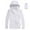 White, variant on EGNMCR Womens Plaid Shacket Jacket, Long Sleeve Button Down Fleece Hooded Jackets, Warm Coat Rain Jacket Womens With Hood Windbreaker Jackets Sun Hoodie Light Raincoats With Storage Bag Women Coat