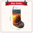 thumbnail image 3 of Sikiie Sunset Coast Sunflower Christmas Stockings,18 Inches Christmas Stockings Xmas Hanging Stockings for Family Christmas Decorations & Gifts, 3 of 7